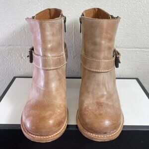 Freebird Tan Heeled Boots